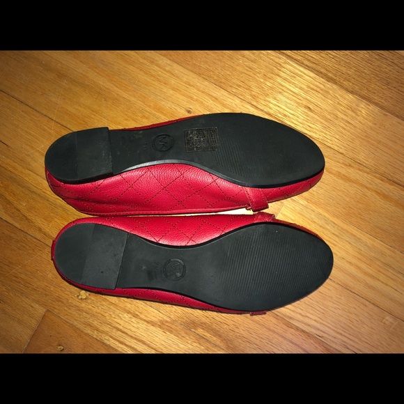 Michael Kors Red Flats - Picture 3 of 8